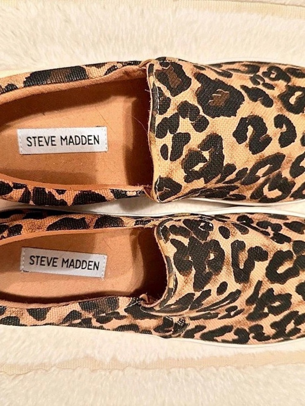 Steve Madden Gills-A Leopard Print Slip-On Sneakers